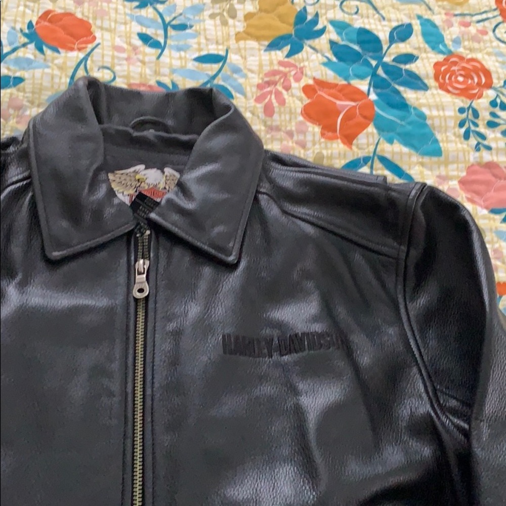 Ladies leather Harley Davidson jacket